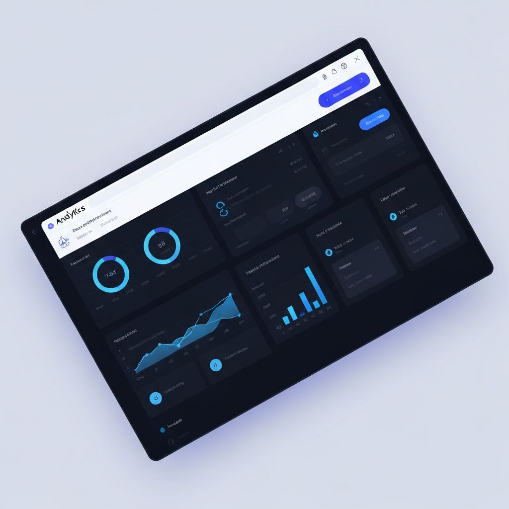 A strategic performance dashboard in use